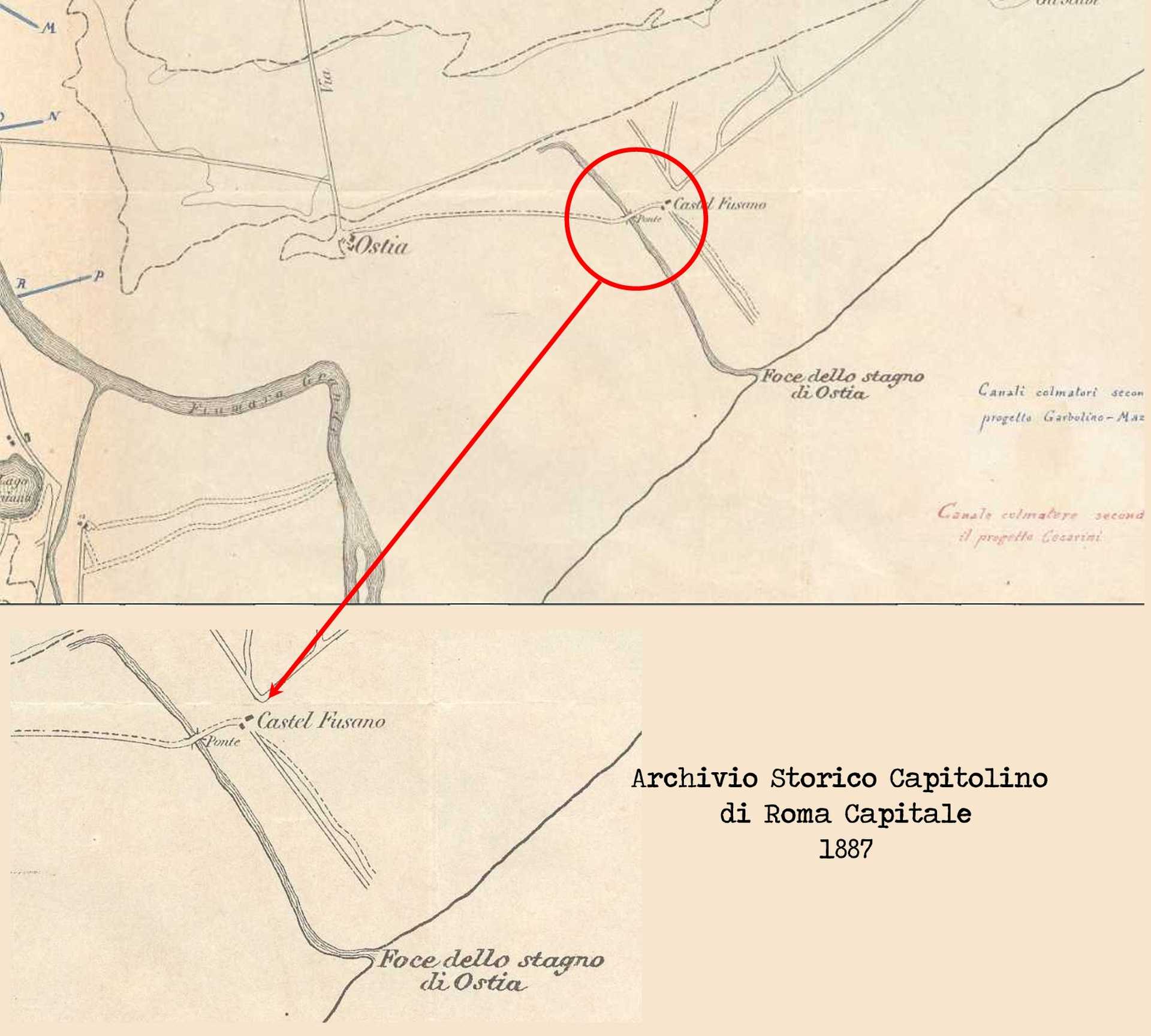 Il ponte romano sul canale dello Stagno, un ricordo ormai dimenticato